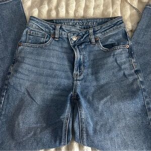 American Eagle Outfitters Mid Rise Blue Jeans